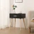 Import Luxury Black Color Solid Wood Legs Nightstands For Home Use from China