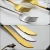 Import Luxury Gold Plated Cutlery,Wedding Gold Flatware,Matt Gold Plated Cutlery from China