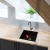 Import Luxury Undermount Quartz Stone Custom Made Single Bowl Black Granite Composite Kitchen Sink from China