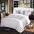 Import luxury white bedding set hotel  5 star hotel living room 100% cotton bedding set from China