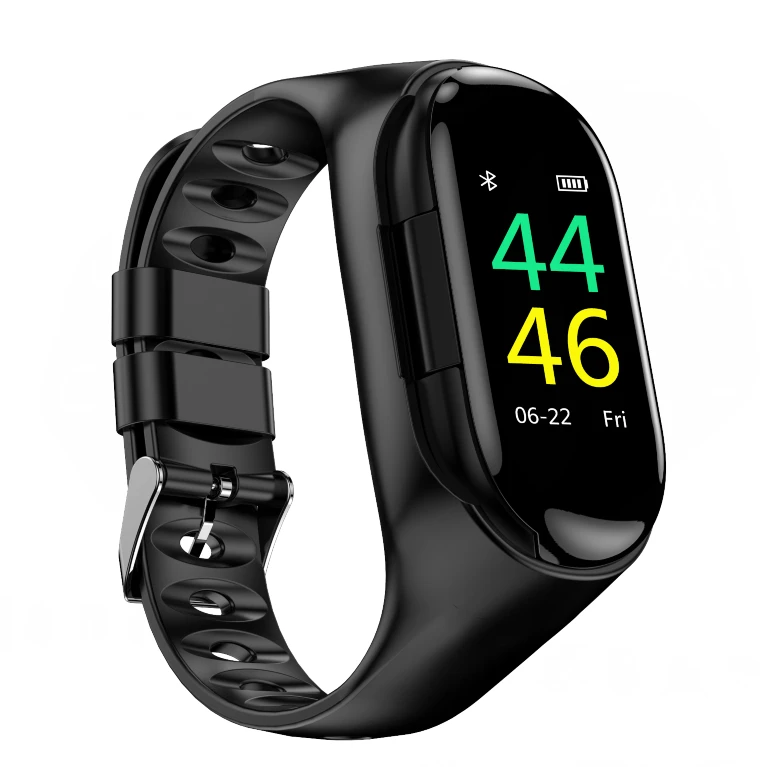 M1 Smart Watch phone Earphone Heart Rate Health Tracker Fitness Bracelet Smart Wristband With Wireless Headphones