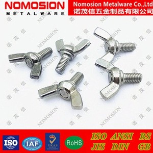M5*10*12 304stainless butterfly hand screw butterfly bolt screw