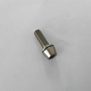 M5x15 Titanium TC4 Tapered Bolt With Washer