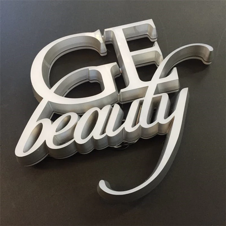 Machine To Make Acrylic Channel  Led Letters Advertisement Beauty White  Light Sign