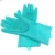 Magic Silicone Dishwashing gloves with wash scrubber for Kitchen household  silicone washing gloves