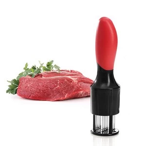 Manual hand stainless steel blades meat tenderizer