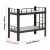 Import manufacturer Steel tube metal double bunk beds for army or school from China