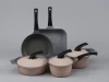 Marble Ceramic coated Eco Green cookware 11PC Set without PFOA