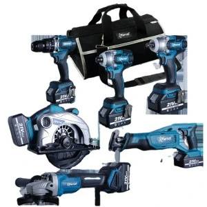 MARVEL N in one 21V High Quality Cordless Impact Wrench Tools Lithium-lon Combo Kit Set Cordless