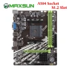 MAXSUN Motherboard AM4 A320M-VH M.2 Challenger AMD ddr4 memory slots Rams nmve m.2 sata iii ssd HDMI+VGA mainboard for desktop