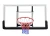Import M.Dunk tempered glass wall mount adjustable basketball hoop with pad from China