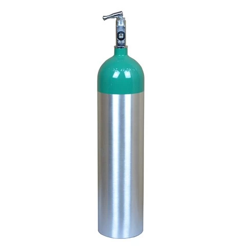 Medical Aluminum Oxygen Gas Cylinders kit DOT/TPED 0.3L-21.4L CE Mark 12kg gas cylinder