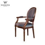 Meeting room living room chairs solid wood full leather office chair