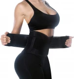 Men And Women Waist Trimmer Belt Lumbar Back Support Gym Fitness Weightlifting Belt Adjustable Abdominal Elastic Waist Trainer
