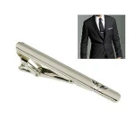 Men Metal Tie Clip Bar Neckties Pin Clasp Silver Gentleman Valentine Gift Boyfriend FO Sale