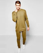 mens gym clothing fitness wear sports wear men's coat latest design tracksuit in