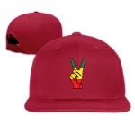 Mens Women Caps hat baseball RASTA PEACE FINGERS bouffant wheel manufacturers screw running wave anime world series gold ball