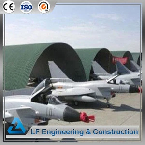 Metal Building Prefabricated Construction For aircraft hangar