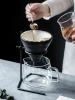 Metal Coffee Drip Filter Stand hand Drip rack drip type filter cup sharing pot household  coffee pot filter Barista Tools