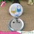 Import Metal safty pin back advertising promotions tin button metal badge wholesale from China