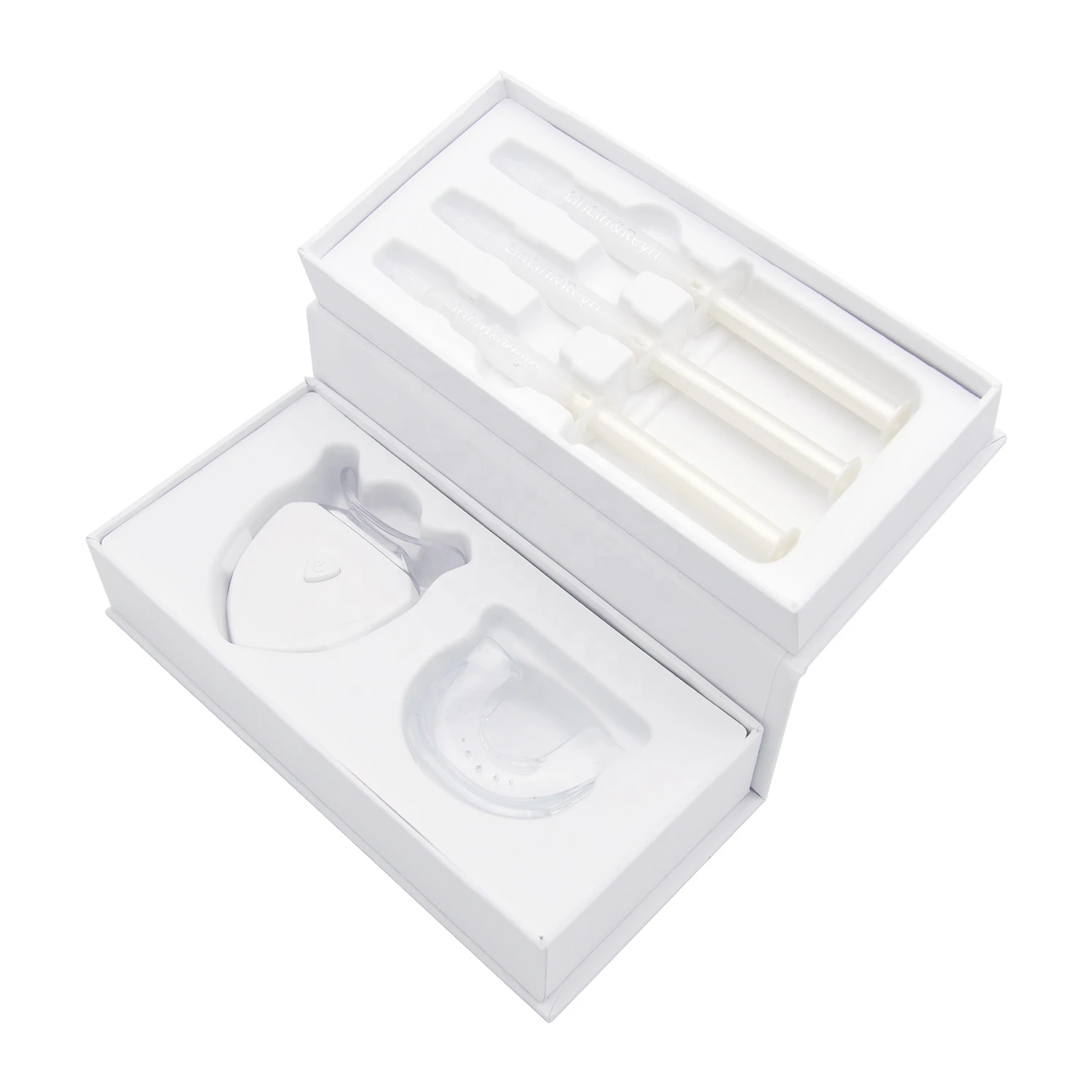 Mini LED Light Tooth Bleaching Gel Teeth Whitening Home Kit