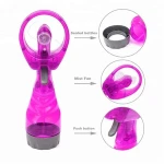Mini Portable Desk Battery Operated Handheld Outdoor Personal Cooling Water Bottle Spray Misting Fan