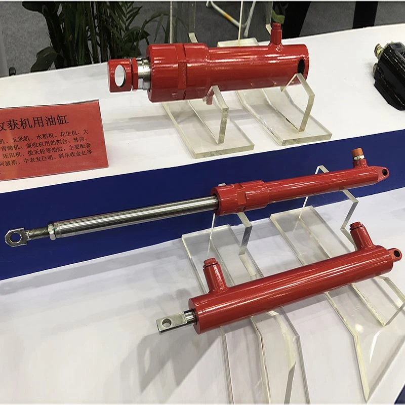 Mini Telescopic Double Acting Welded Clevis Hydraulic Cylinder For Harvester Or Other Agricultural/Farm Equipment