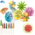 Import Mini wood cocktail fruit toothpicks  party decoration mini newest cocktail Honeycomb Pineapple Fruit Dessert Toothpicks from China