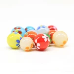Mixed color 14mm 25mm wholesale glass marbles