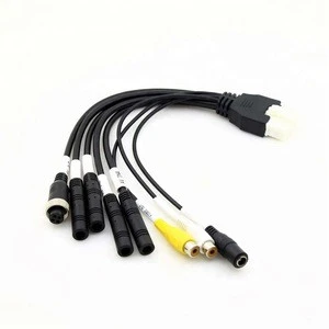 mobile DVR with 4CH mini 4pin waterproof connectors for various truck/van/etc.