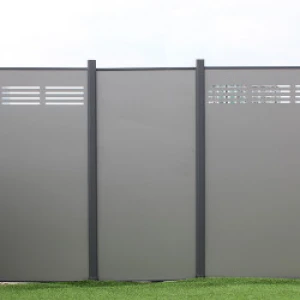 Modern design Aluminum Composite Plastic fence panel home yard panels