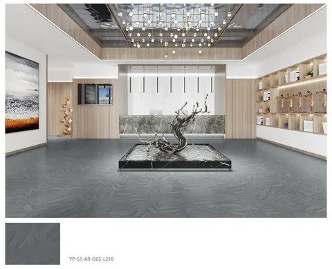 Picture of Amazon.com: Round Coffee Table Modern Round Wood Fluted Coffee Table ...