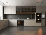 Modern High-End Style Design Simple Handleless Multi-Functional Kitchen Cabinet