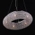 Import Modern high quality circle k9 crystal chandelier led pendant light from China