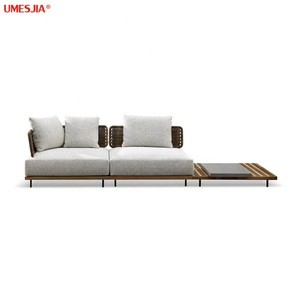 Modern Italian style luxury teak sofa outdoor in garden sets sectinals &amp; loveseats quadrado outdoof furniture