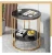 Import Modern Metal Geometric Golden Gold Steel Stainless Style Living Coffee Room Lounge Table Side end table from China