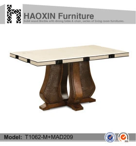 Morocco/Mexico hot selling korean style dining table &amp; hotel table and chairs &amp; furniture dining room set