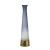 Import Mouth Bown Elegant  Antique Wedding Decoration Frosted Gold Home Goods Long Neck Glass Vases from China