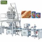 muliti heads Weigher can filling machine for fruits, cans tins filling packaging machine for nuts dried fruits