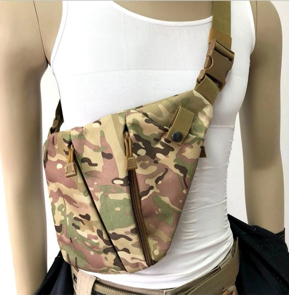 Multi-functional  waterproof one-shoulder anti-theft tactical gun bag