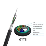 Multi-Loose Tube Corrugated Steel Armored outdoor 48 core GYTS optical fiber cable