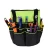 Import Multi-pockets bucket tote organizer electrician large opening capacity  hand carrying handle tool bag from China