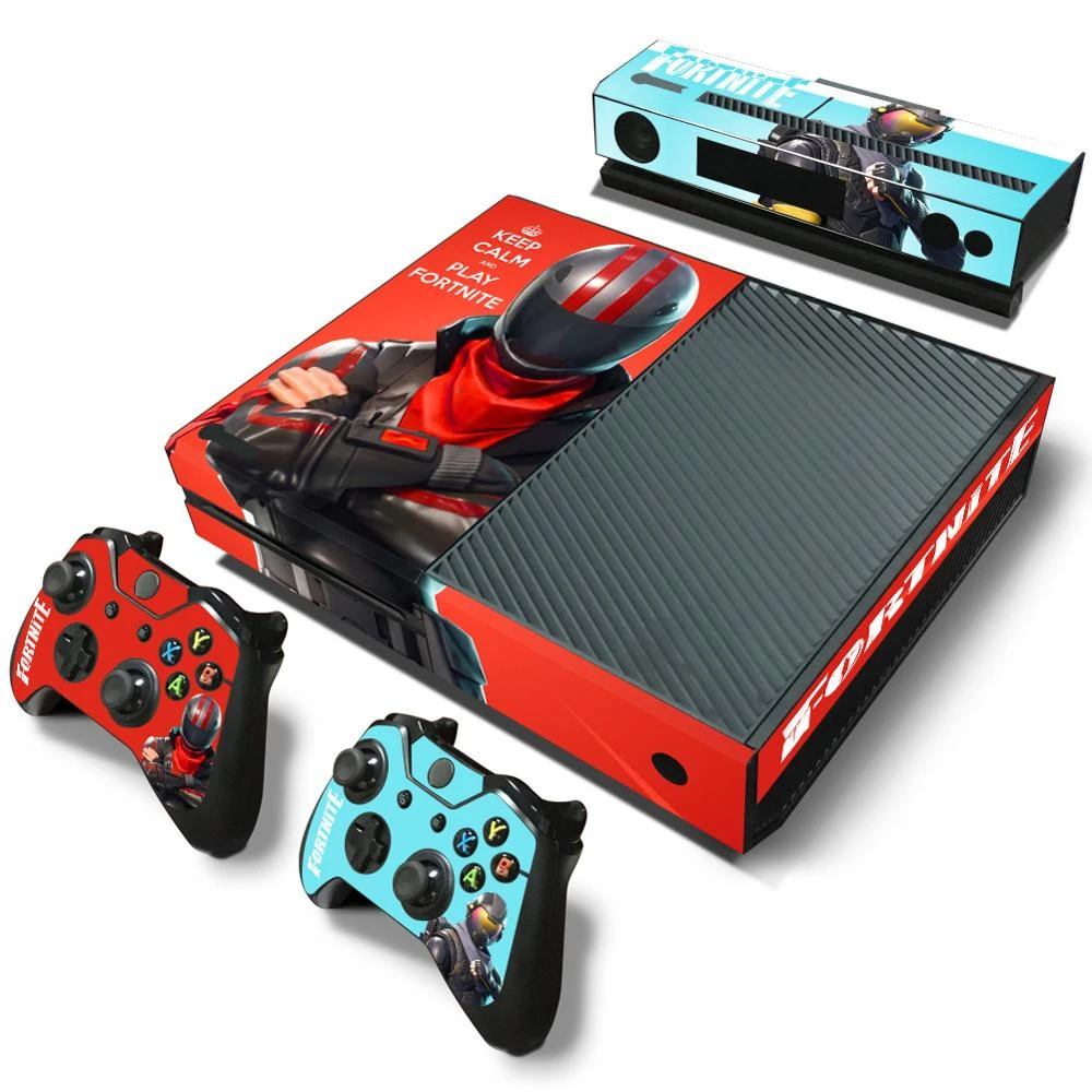 Multicolor Protective Vinyl Skin Decal for Xbox one Console &amp; 2PCS Xbox  one Controller &amp; Kinect  One Set Sticker
