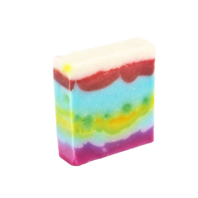 Multicolor render Handmade Soap