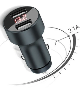 Multifunction 100-240V fast 1A 2.1A mobile phone car charger dual porta usb