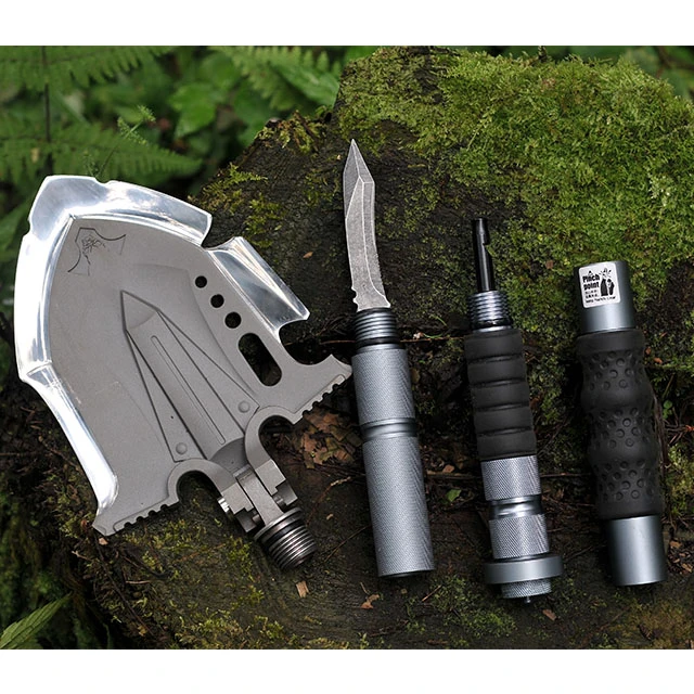 Multifunction military camping emergency survival kit folding garden shovel spade