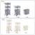 Import Multilayer Plastic utility Dirty Clothes Laundry basket storage rolling  food stand Cart for kitchen ,basket dirty clothes cart from China
