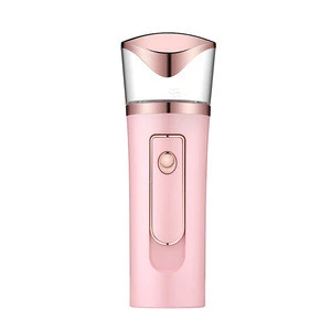 Nano Handy Face Mist Sprayer Portable Humidifier Steamer with Power Bank USB Rechargeable Mini Beauty Instrument in Home Office