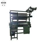Narrow fabric webbing tape starching ironing machine