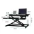 Import NATE Ergonomic Height Adjustable Sit Stand Standing Laptop Table Standup Desk Converter from China